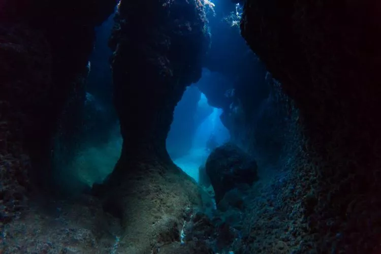 Dabaisha caverns, Green Island, Taiwan